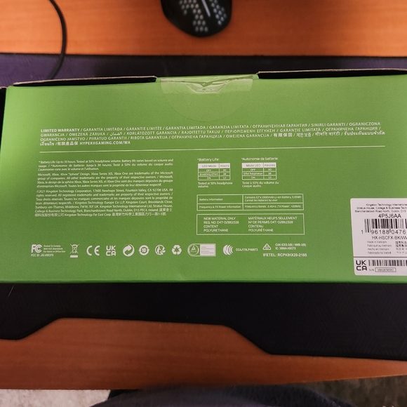 HyperX-CloudX Flight Wireless Gaming Headset for Xbox X|S and Xbox One-Black NIB - Picture 4 of 5